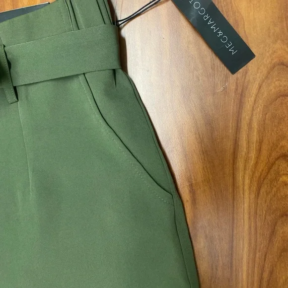 Meg & Margot Women's Olive Green Pants Size L NWT - Picture 11 of 14